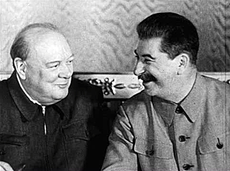 Churchill et Staline